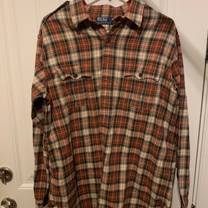 Men’s plaid flannel shirt by Ralph Lauren